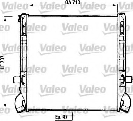 VALEO 730636 Radiator, engine cooling